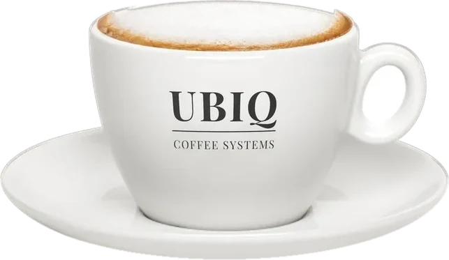 Cappuccino in einer UBIQ Tasse